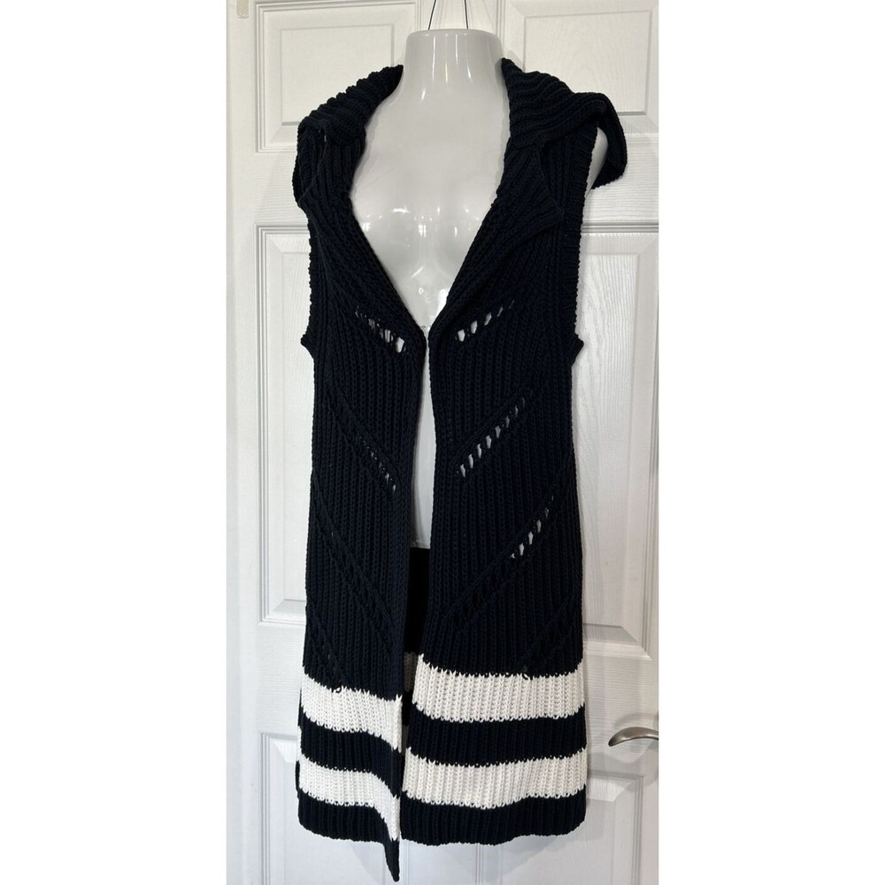 Maeve by Anthropologie XS/S Chunky Knit Sleeveless Cardigan Duster Sweater